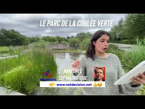 Le parc du chemin de Lille, la coulée verte venait visiter Nanterre est magnifique